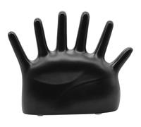 IMIKEYA with Display for Ceramic Stand Jewelry Hand Holder and Organization, Elegant Black Anti-tarnish and Scratch Prevention, for Room Desk Decor and Home Use