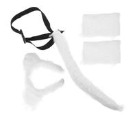 IMIKEYA Wolf Costume Accessory Set Realistic Werewolf Ears Tail and Gloves for Halloween Parties and Cosplay Comfortable and Easy to Attach for All Ages