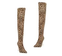 IMIKEYA Woman High Heel Boot Thin Heel Winter Autumn Knee above Design Long Boot for over The Knee Occasion