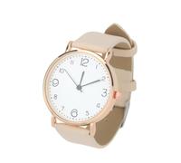 IMIKEYA Women Quartz Watch White Waterproof PU Leather Strap Wrist Watch Adjustable Comfortable Casual Wristwatch Girls Teens Ladies 21mm Case Suitable for Daily Life Outdoor Playing