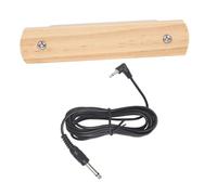 IMIKEYA Wood Acoustic Soundhole Pickup for Guitars and Ukuleles No Drilling Easy Installation Durable Design Effortless Volume Control for Versatile Performance
