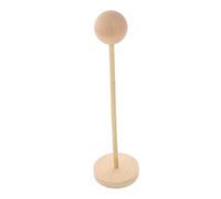 IMIKEYA Wood Doll Wig Stand for Dolls Mini Hat Holder with Non Slip Base for Storing and Displaying Wigs and Headpieces for Doll Accessories and Protection