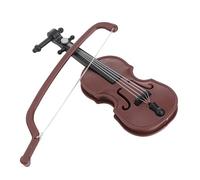 IMIKEYA Wood Grain Violin Christmas Pendant Home Decor Easy Hang Festive Ornament