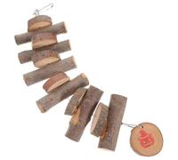 IMIKEYA Wooden Chewing for Small Animals Teeth Grinding Hanging | Fruit Wood, for Mice and Chinchillas, Supports Molar Activity, Pack for Cage Use