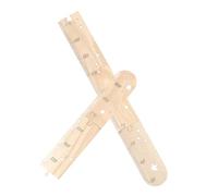 IMIKEYA Wooden Height Wall Ruler Growth Chart with Star Shapes, Charming Design for Kids, Suitable for Nursery Room and Children's Rooms Wall Hanging Decoration