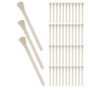 IMIKEYA Wooden Wax Sticks for Hair Removal 100pcs Reusable Eyebrow Wax Applicator Spatulas Not Easily Broken and Portable, for Home Use and Travel