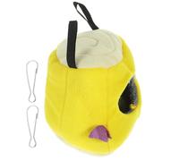 IMIKEYA Yellow Soft Fiber Bird Nest Hammock for Canary and Lark, Comfortable Resting Place and Sleeping Environment, Choice for Bird Lovers and Cage Accessories