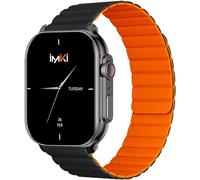 IMIKI SF1 Smart Watch with Magnetic Strap, 2.01 Inch AMOLED Display, Bluetooth Connectivity, 15 Days Battery Life, Blood Oxygen and Heart Rate Measurement, Black, 45.8 x 37 x 10.2 mm, Modern