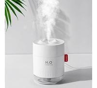 IMIKOKO Humidifiers, 500ML Humidifier White for Bedroom with 10~16 Working Hours, with Night Light, for Baby Bedroom Office