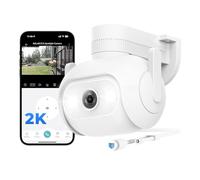 IMILAB EC5 2K Wired Security Camera Outdoor: Home Security 360° Rotating Surveillance Camera w/Motion Spotlight & Sensor, 24/7 Local Recording, No Monthly Fee