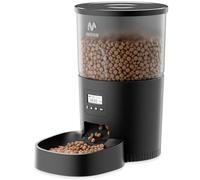 IMIPAW Automatic Cat Feeder, Pet Food Dispenser with Programmable Timer, 1-6 Meals Per Day, Button Control Lockable Lid, 3L Smart Auto Pet Feeders for Cats and Small Dogs
