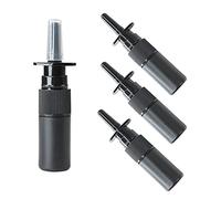 Imirootree 5ml Black Nasal Spray Bottle Plastic Empty Refillable Nasal Spray Bottles Mist Nose Nasal Sprayer Bottle Mist Sprayers Atomizers Makeup Water Container(50Pack)