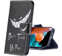 IMIRST Flip Case for Samsung A33 5G Faux Leather Wallet Case Still Life Pattern Protective Cover with Card Slot Kick Stand Compatible with Samsung Galaxy A33 5G. BF Bad Smile