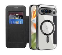 IMIRST Wallet Case for Google Pixel 9 Pro XL with Card Holder, WD Black