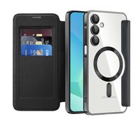 IMIRST Wallet Case for Samsung Galaxy A17 5G with Card Holder, WD Black