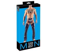 Imit. Leath. Chaps Men M Black