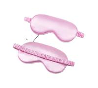 Imitated Silk Eye Mask with Shading Effect, Travel Eyepatch for Relaxing Sleep Soft Eyeshade Shield Tool Set Care Tools(Pink)