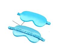Imitated Silk Eye Mask with Shading Effect, Travel Eyepatch for Relaxing Sleep Soft Eyeshade Shield Tool Set Care Tools(Blue)