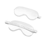 Imitated Silk Eye Patch Shading Sleep Eye Mask Eyepatch Travel Relax Cover Eyeshade Health Sleeping Shield Soft Eye Care Tools(White,4PCS)