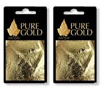 Imitation 24CT Gold Leaf Sheets on base - 20 Sheets