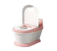 Imitation Adult Toilet, 1-10 Years Old Children's Large Potty, PVC/PU Cushion Pink Gris Boy Girl Toddler Training Seat