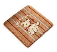 Imitation Cashmere Office Chair Pad with Thickened Padding and Non-Slip Silicone Dots for Stable Seating on Swivel Chairs (F)