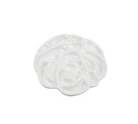 Imitation Ceramic Plastic Palette Artist Watercolor Palette Rose-shaped Gouache Palette Flower-shaped Paint Painting Supplies For Watercolor,Gouache(14.5x14.5cm)