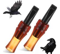 Imitation Crow Bird Whistle, Crow Caller to Attract Crows, Call Decoy to Attract with Realistic Sound, for Newcomers Nature Enthusiasts (2pcs)