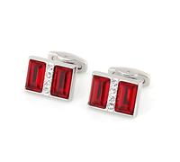 Imitation Crystal Silver French Cufflinks Wedding Men Native Dress Cuff Buckle