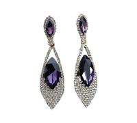 Imitation Diamonds Dangle Earrings For Women Ear Pendants With Rhinestones Teardrop Handmade Cubic Zirconia Earwear Imitation Diamonds Earrings