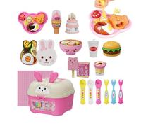 Imitation Feeding Game - Educational Role Play Set - Interactive Feeding Set for Girls Home Nursery Nursery Daycare Birthday Party
