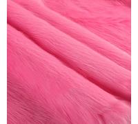 Imitation Fox Fur Plush Fabric 180×50cm, Suitable For DIY Handicrafts, Costumes, Photography Props, Backdrops, Cosplay Carpet Decoration.(Pink 1)