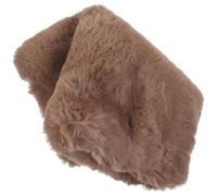Imitation Fur Hand Muff Portable Warm Sleeve for Winter Walks | Coffee Colour, Simple Elegant Style, Office Workers Brides and Bridesmaids, Prom and Party Events