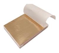 Imitation Gold Foil Sheets， 100 Sheets Foil Paper for Gilding DIY Art Craft Event Decorations Multicolor(100 Pcs Gold)