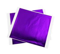 Imitation Gold Foil Sheets， Gold and Silver Foil Sheets 13 x .5 cm 100 pcs Multicolor(Color 3)