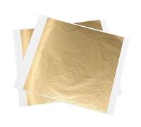 Imitation Gold Foil Sheets， Gold and Silver Foil Sheets Multicolor 13x13.5cm 100(Color 1)