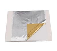 Imitation Gold Foil Sheets， Gold and Silver Foil Sheets Multicolor 13x13.5cm 100(Color 26)
