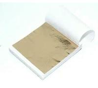 Imitation Gold Foil Sheets， Gold Foil Transfer Sheets Multicolor 8x8.5cm 100 Pcs 50g(Ancient Gold)