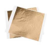 Imitation Gold Foil Sheets， Gold Foil Transfer Sheets Pack of 100 13x13.5cm Multicolor(Color 16)