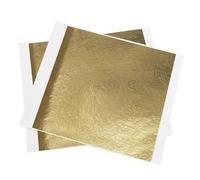 Imitation Gold Foil Sheets， Gold Foil Transfer Sheets Pack of 100 13x13.5cm Multicolor(Color 9)