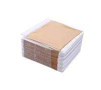 Imitation Gold Foil Sheets， Gold Silver Copper Foil Sheets for Gilding Multicolor Pack of 100(Color 4)