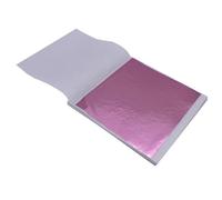 Imitation Gold Foil Sheets， Square Gold Silver Foil Sheets Multicolor 8x8.5cm 100 Pcs(Color 16)
