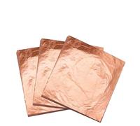 Imitation Gold Leaf Paper Gilding Copper Aluminum for Arts Crafts Gilded Home Decoration 1000PCS for Crafts, Art Projects and Decorations(16cm Copper Leaf)