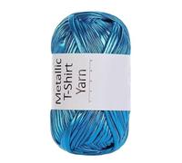 Imitation Leather Yarn 1 Pcs 200g Imitation Leather Cloth Strip Yarn for Crocheting Knitting Magic Metal Color Does Not Fade Polyster Thread Line(Color 1)