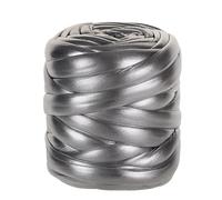 Imitation Leather Yarn 500g 1PC Imitation Metal Leather Thick Super Bulky Chunky Yarn Hand Knitting Woven Thread Basket Blanket Carpets Giant DIY(Color 1)