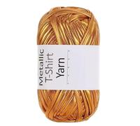 Imitation Leather Yarn 500g Metal Wind Cloth Thread, Hand Woven Crochet Bag Slipper Yarn, Non Pilling Imitation Leather Threadther Shiny T-Shirt(Color 3)