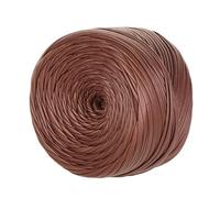 Imitation Leather Yarn 90m Imitation Leather Crochet Yarn Novel Functional Sewing Magic Color DIY Hand Knitting Shiny for Cushion Ball for T-Shirt(Color 12)