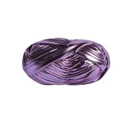 Imitation Leather Yarn DIY Sewing 100gImitation Leather Magic Color Crochet Hand Knitting Yarn Shiny for Cushion Ball for T-Shirt(Color 2)