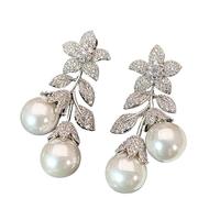 Imitation Pearl Drop Earrings Female Jewelry