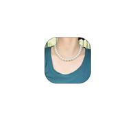 Imitation Pearl Necklace for Women Round Bead Beaded Pearl Choker Necklace Bead Pearls Necklaces Trendy Jewelry Gift 2.5 3 4 5 6 7 8 10 12 MM, M, Metal, No Gemstone